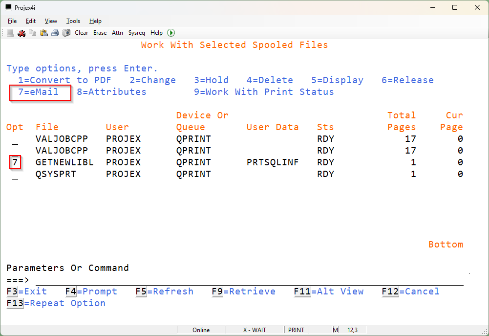 Spool File Syntax LSTSPLF – List Spool Files. An alternative to WRKSPLF with SPLF to PDF ...